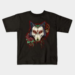 Calavera Wolf Kids T-Shirt